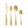 Hubsch 16 Pieces Gold Cutlery Set
