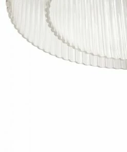 Hubsch Lamp, Glass/Metal, Clear/Nickel ø41xh32cm