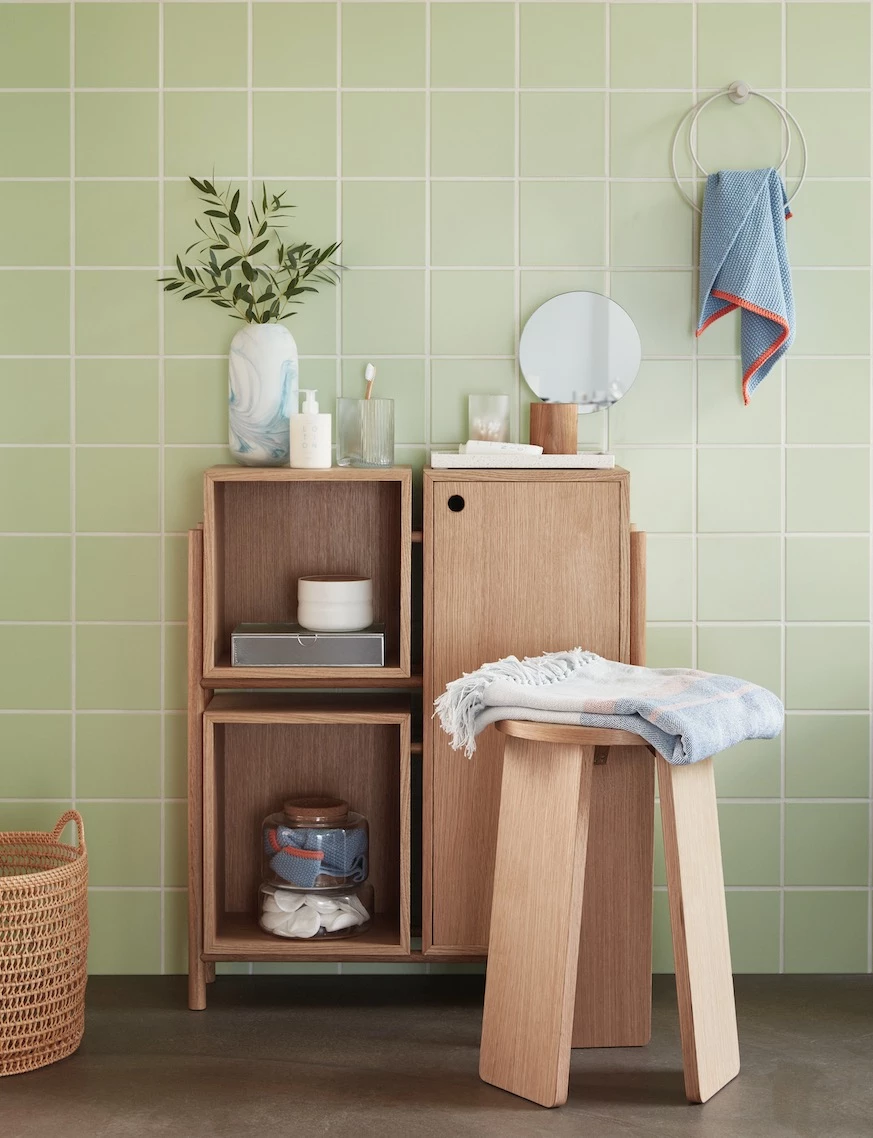 Hubsch Towel Holder Black