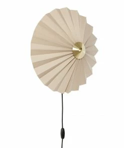 Hubsch Applique, textile/métal, sable/laiton