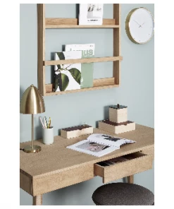 Hubsch Brass Wall Clock