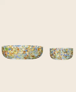 Hubsch Glass Confetti Bowl | 2 Sizes