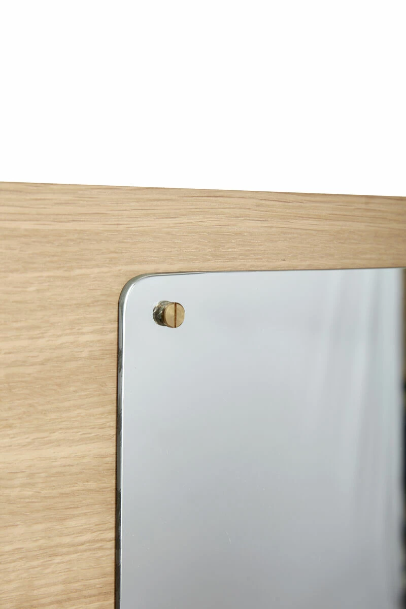 Hubsch Miroir Mural Avec Tableau D'Affichage