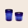 Hubsch Small Blue Glass Storage Jar | 2 Sizes