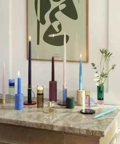 Hubsch Crayon Candlesticks (set of 4)