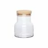 Hubsch Large Storage Glass with Cork Lid