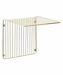 Hubsch Metal Gold Wall Shelf
