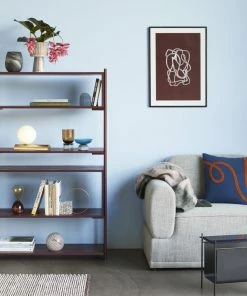 Hubsch Grand pot, céramique, beige/noir