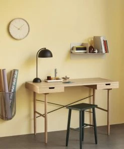 Hubsch Terazzo White Concrete Clock