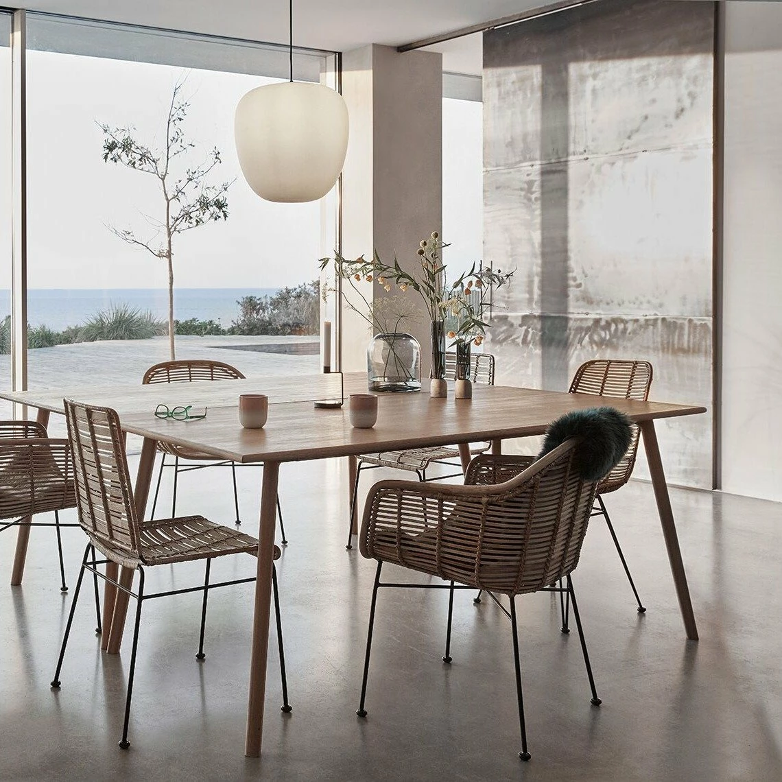 Hubsch Glass Orb Pendant