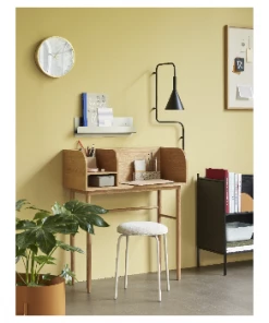 Hubsch Brass Wall Clock