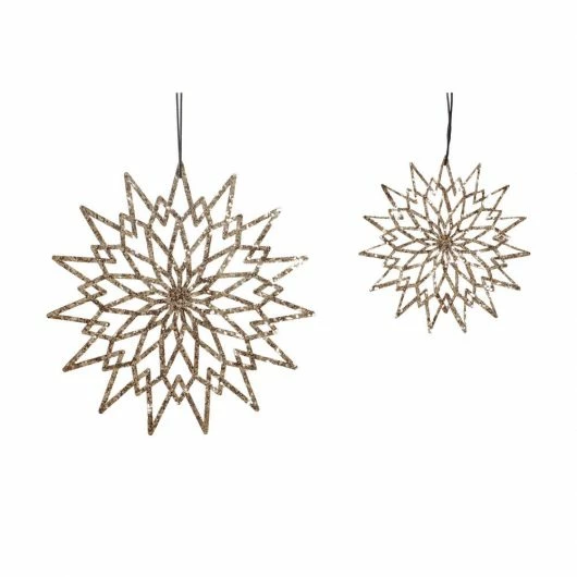 Hubsch Set of 2 Copper Star