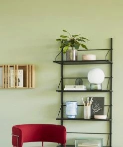 Hubsch Brown Ceramic Leaf Pot D16