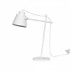 Hubsch White Metal Table Lamp