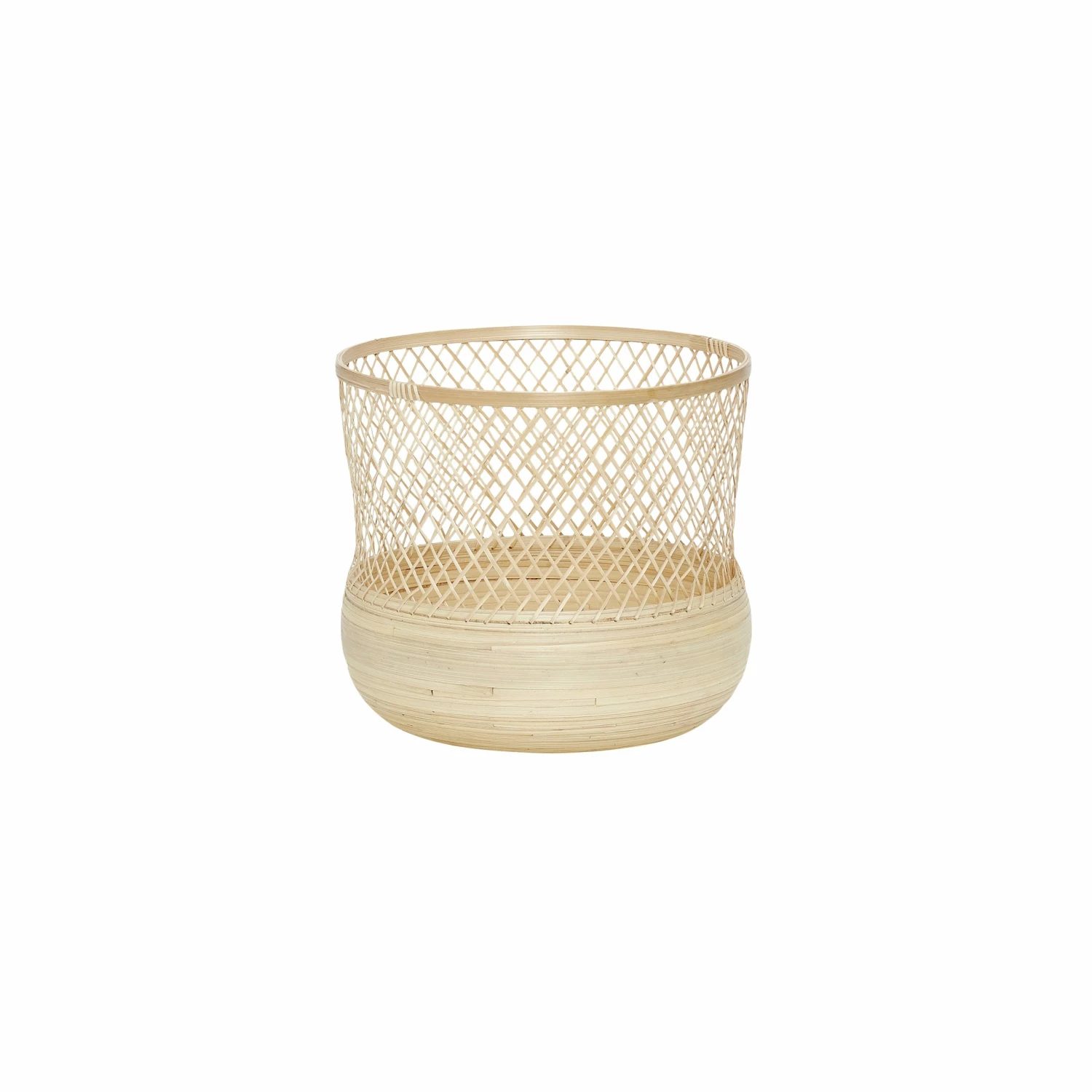 Hubsch Round Bamboo Baskets in Small