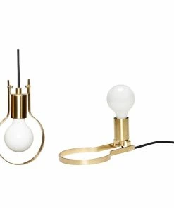Hubsch Lamp/Table lamp, metal, brass