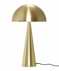 Hubsch Mush Brass Table Lamp