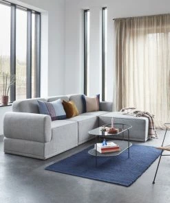 Hubsch Set of 2 Candlestick Porcelain Terracotta