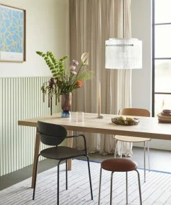 Hubsch Lamp, Glass/Metal, Clear/Nickel ø41xh32cm