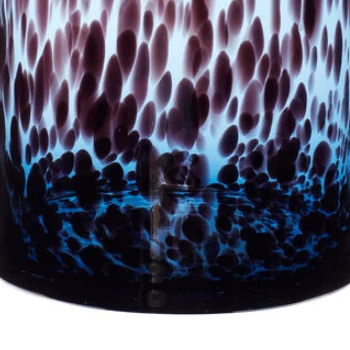 Hubsch Glass Vase Blue Bordeaux