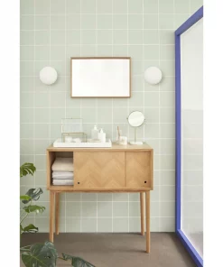 Hubsch Ripple Glass Boxes Clear (set of 2)