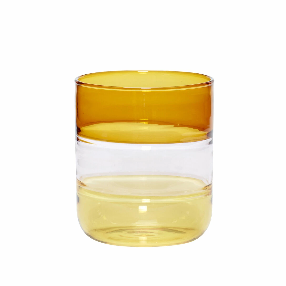 Hubsch Two Toned Drinking Glass