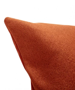 Hubsch Cushion with Filler, Velour/Polyester, Amber