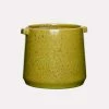 Hubsch Pistachio Green Ceramic Vibe Pot D22