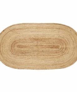 Hubsch Nature Jute Shaped Oval Floor Mat