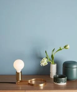 Hubsch Lamp/Table lamp, metal, brass