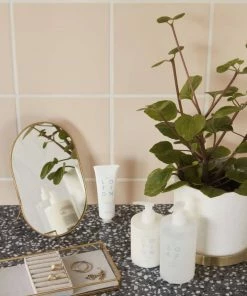 Hubsch Espejo Ovalado Brass