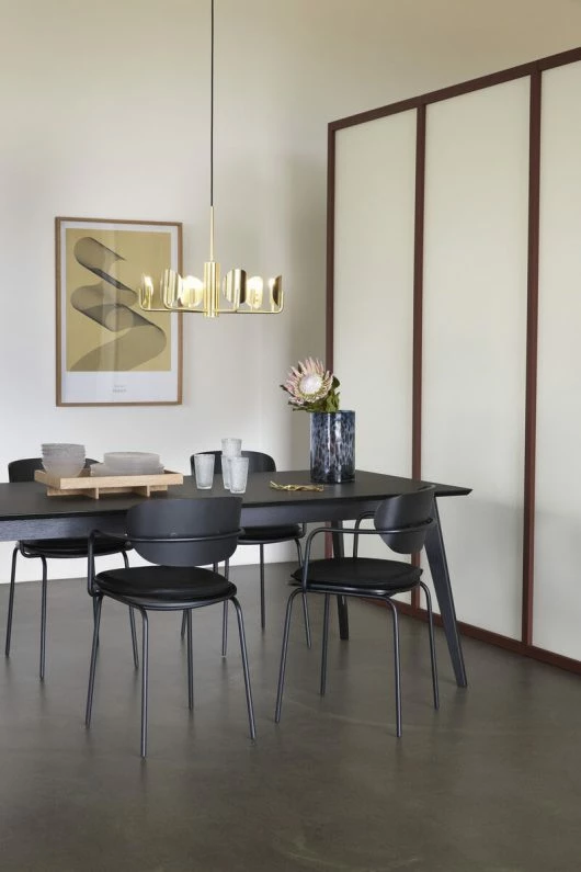 Hubsch Glass Vase Blue Bordeaux