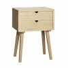 Hubsch Hide Oak Side Table