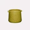 Hubsch Pistachio Green Ceramic Vibe Pot D17
