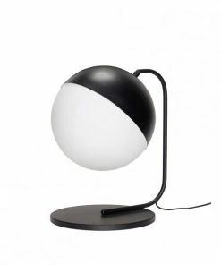 Hubsch Black Metal Table Lamp