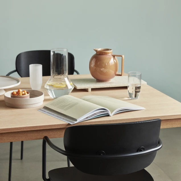 Hubsch Brown Ceramic Jug