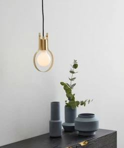 Hubsch Lamp/Table lamp, metal, brass