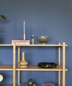 Hubsch Set De 3 Coupes En Verre Ambre/Rose/Vert