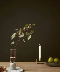 Hubsch Brass Metal Candlestick