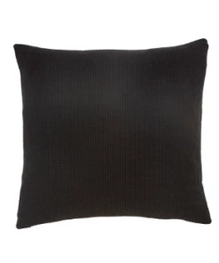 Hubsch Cushion 50x50cm in black cotton Padding included.