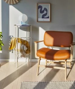 Hubsch Blue and White Glass Moon Table Lamp