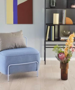 Hubsch Ripple Vase Amber