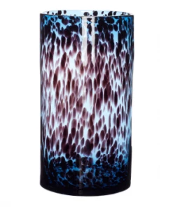 Hubsch Glass Vase Blue Bordeaux