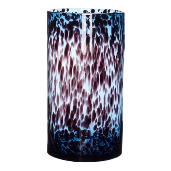 Hubsch Glass Vase Blue Bordeaux