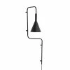 Hubsch Black Metal Wall Light