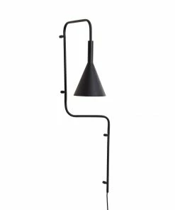 Hubsch Black Metal Wall Light