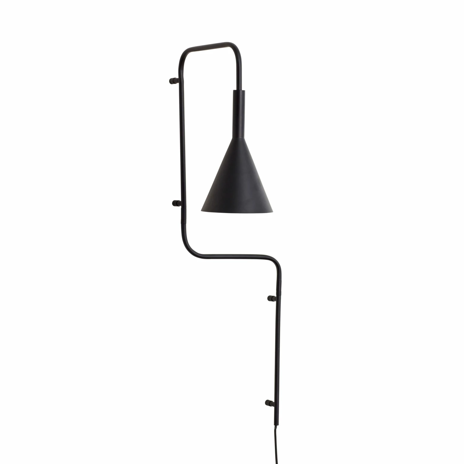 Hubsch Black Metal Wall Light