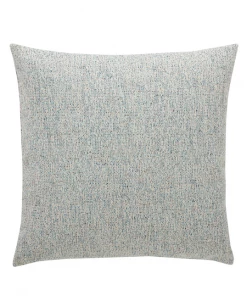 Hubsch Cushion with Filler, Polyester, White/Blue