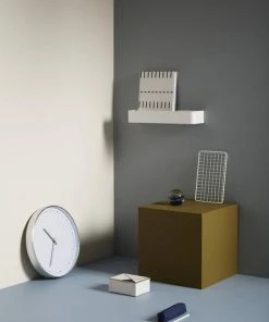 Hubsch 40cm White Metal Clock