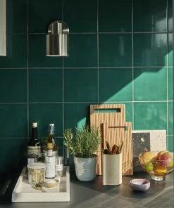 Hubsch Set of 3 Fluted Glass Bowls in Amber, Rosa, Green